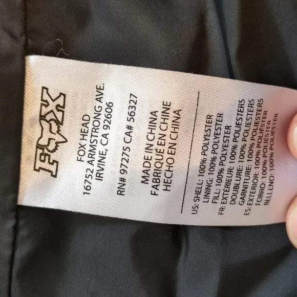 Fox women's  Puffy light quilted jacket, size M