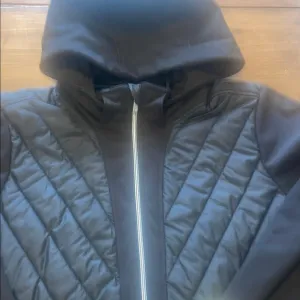 Free Country Black Quilted Puffer Jacket with Hood