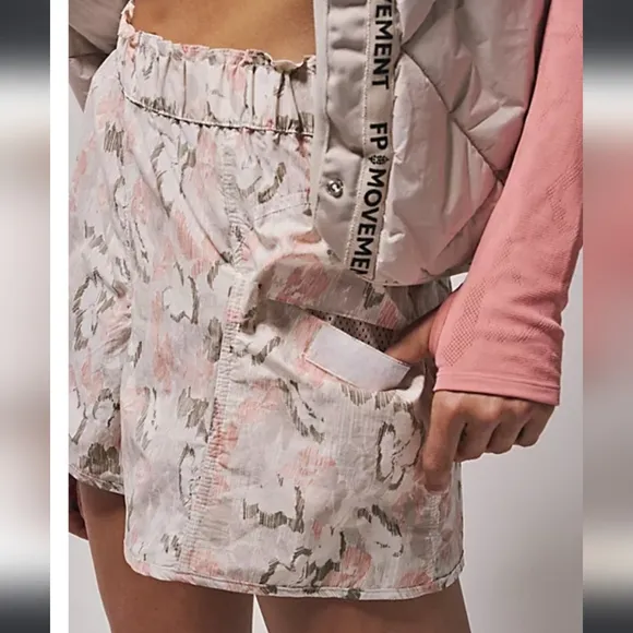 Free People Movement In the Wild printed shorts