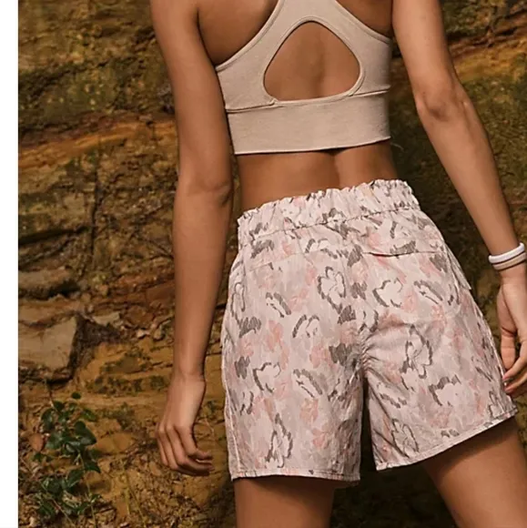 Free People Movement In the Wild printed shorts