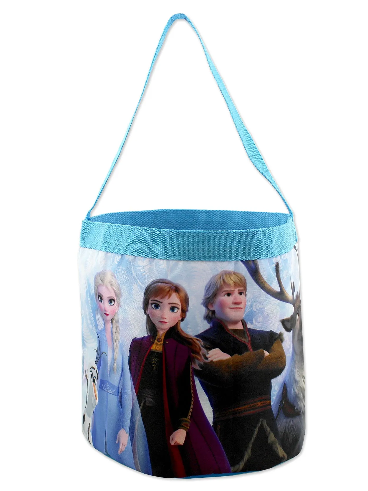 Frozen 2 Elsa Anna Girls Collapsible Bucket Tote Bag