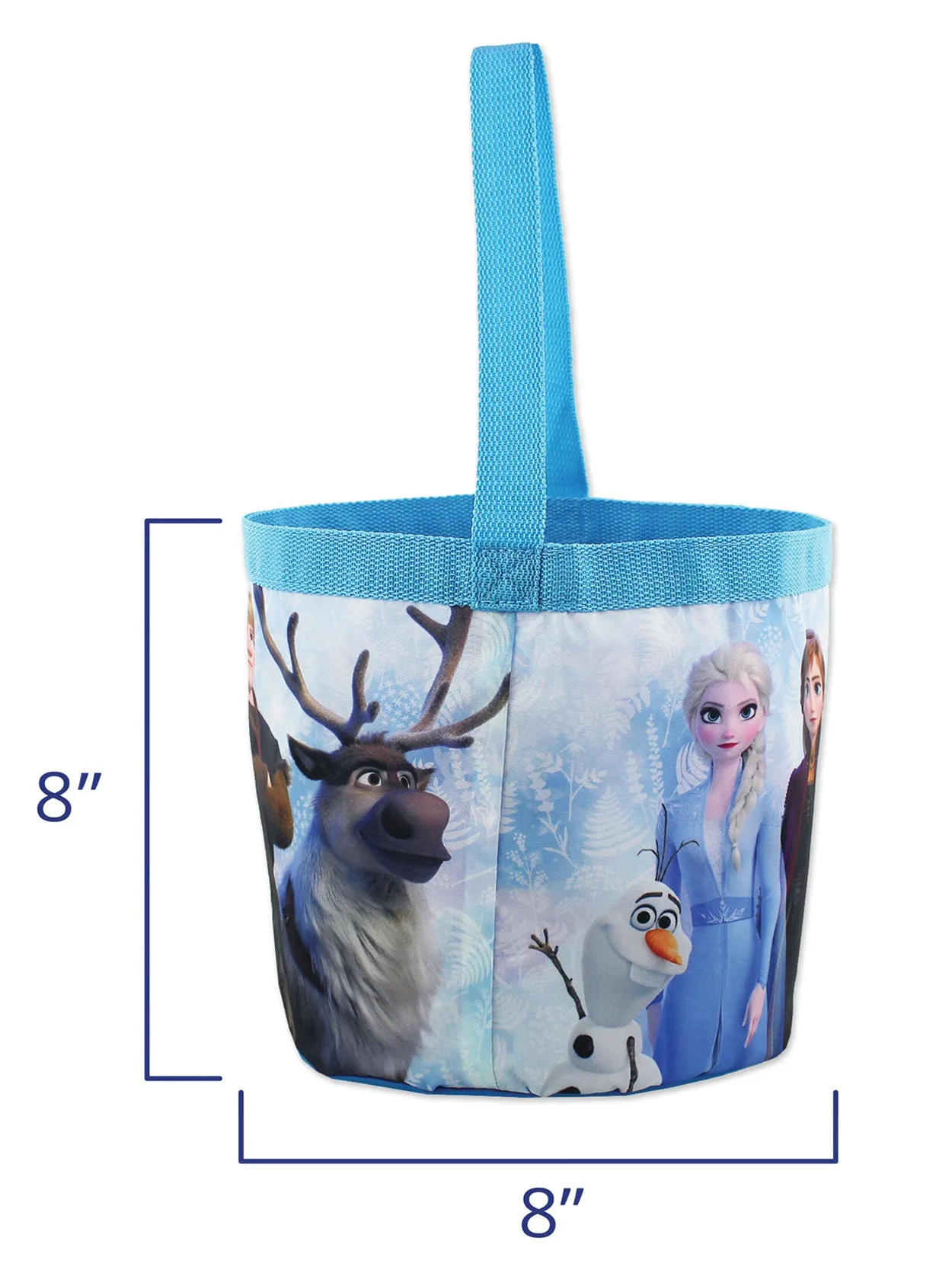 Frozen 2 Elsa Anna Girls Collapsible Bucket Tote Bag