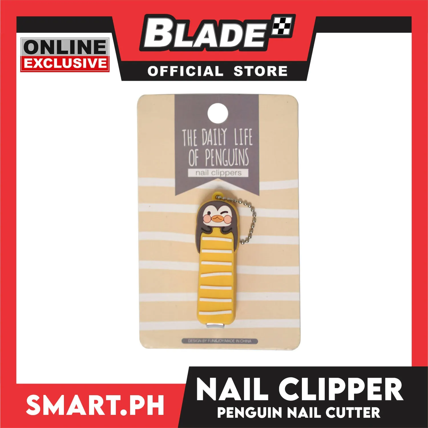 Gifts Nail Cutter Penguin Design HC-16593 (Assorted Designs and Colors)