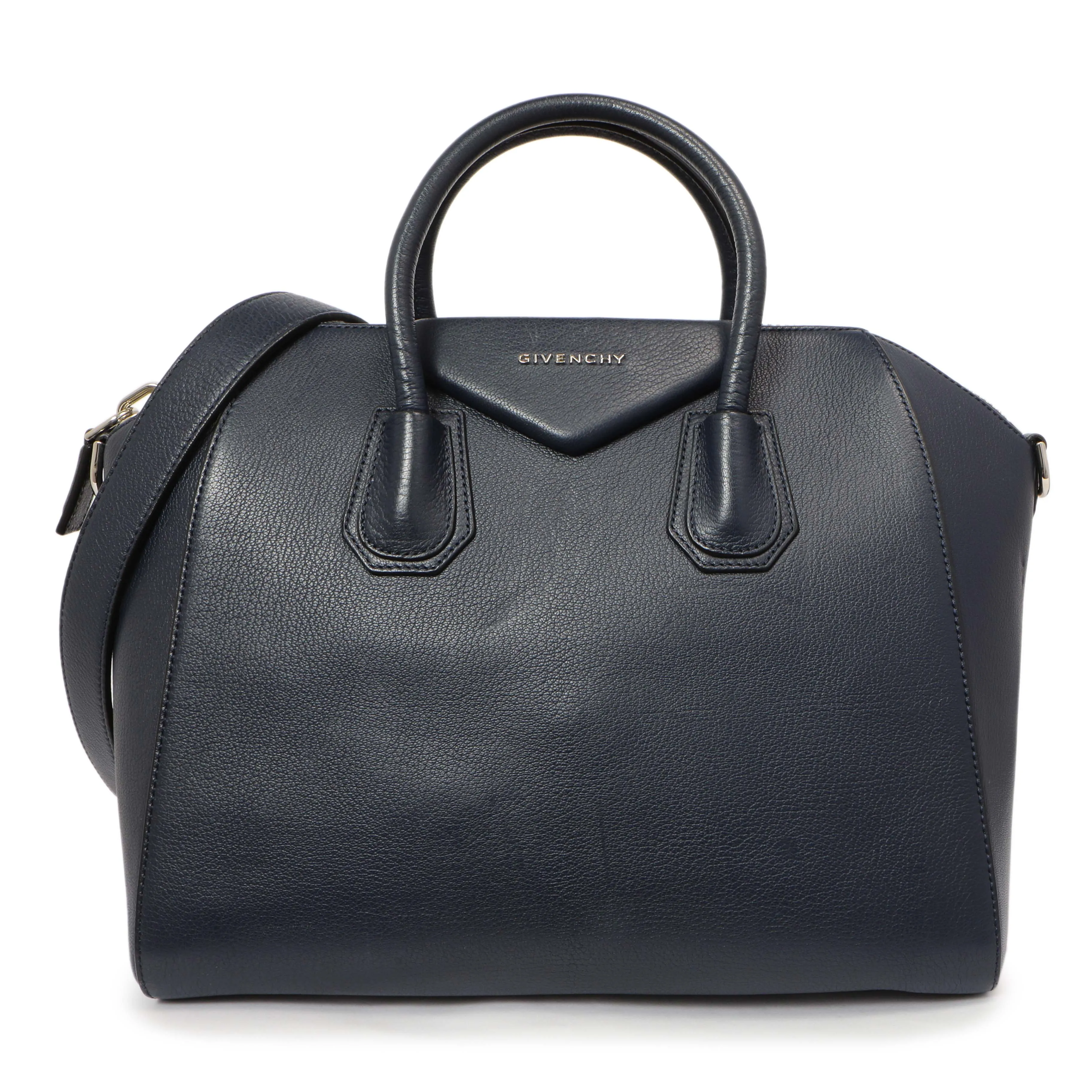 Givenchy Blue Sugar Goatskin Medium Antigona