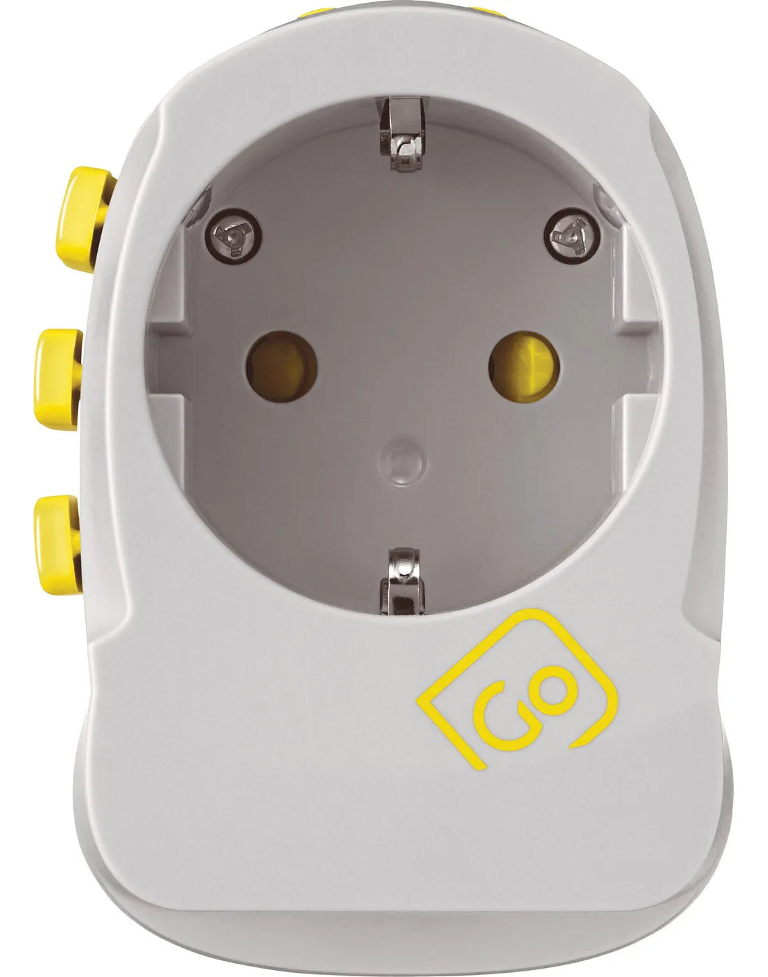 Go Travel Worldwide Grounded Adapter   Twin USB