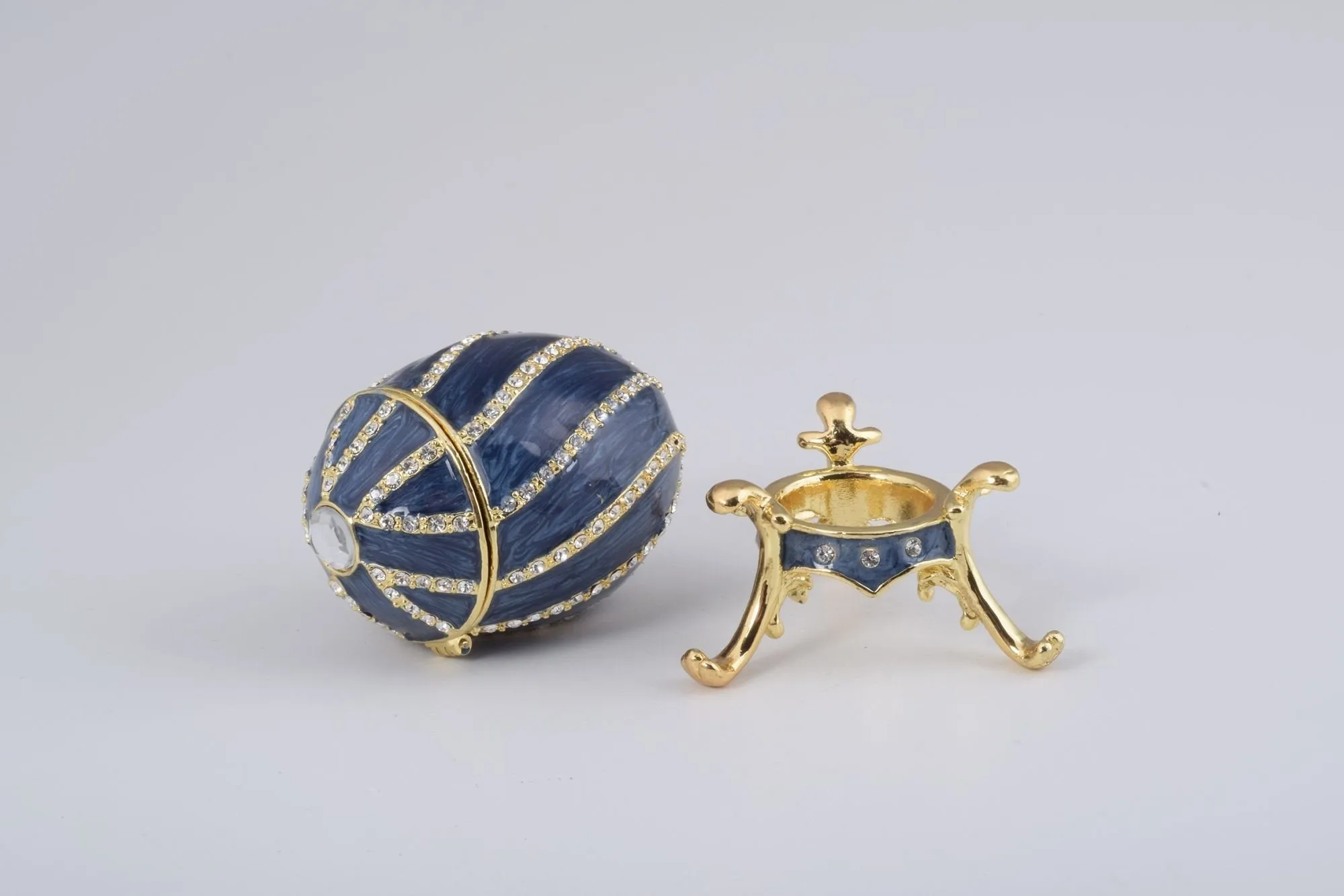 Gold & Blue Faberge Egg