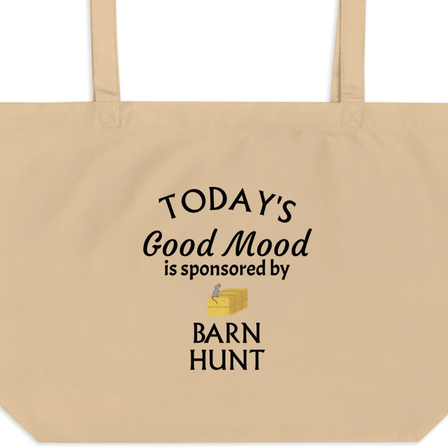 Good Mood by Barn Hunt X-Large Tote/ Shopping Bags