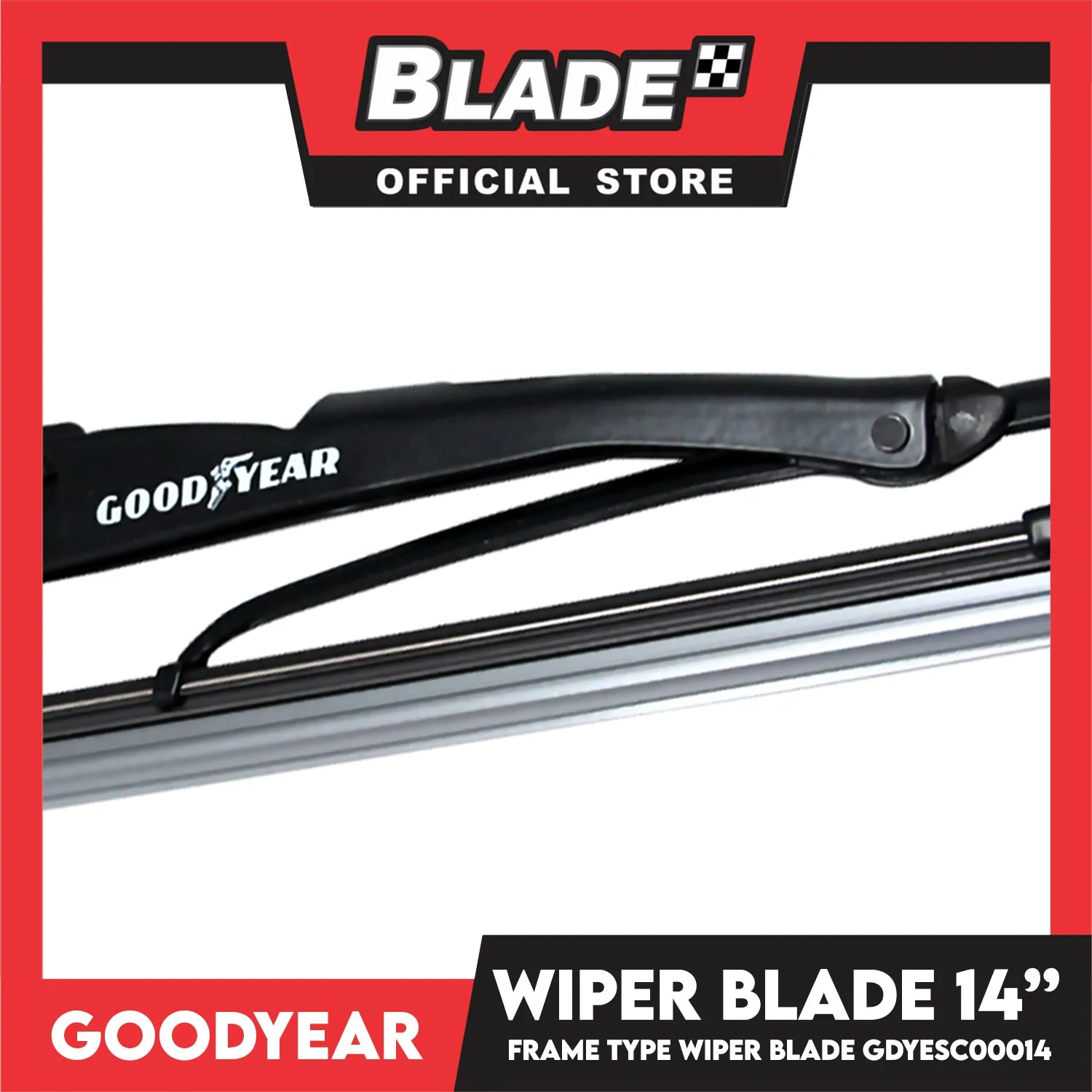 Goodyear Frame Type High Performance Wiper Blade GDYESC00014 14'' Aerodynamic Design