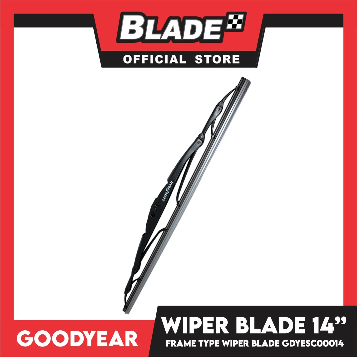 Goodyear Frame Type High Performance Wiper Blade GDYESC00014 14'' Aerodynamic Design