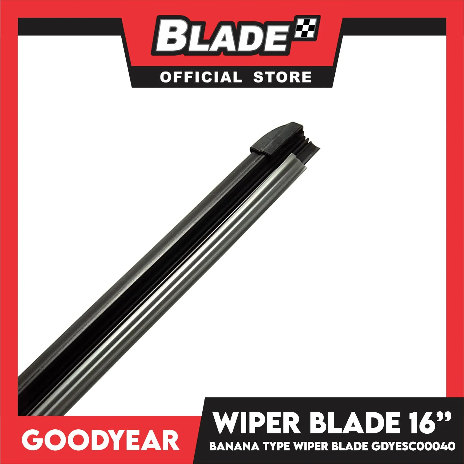 Goodyear Wiper Blade Banana Type Universal GDYESC00040 16'' Aerodynamic Design