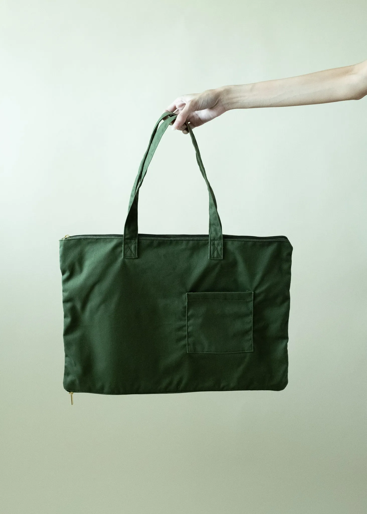 Green Cactus CarryAll Expandable Washable Tote Bag