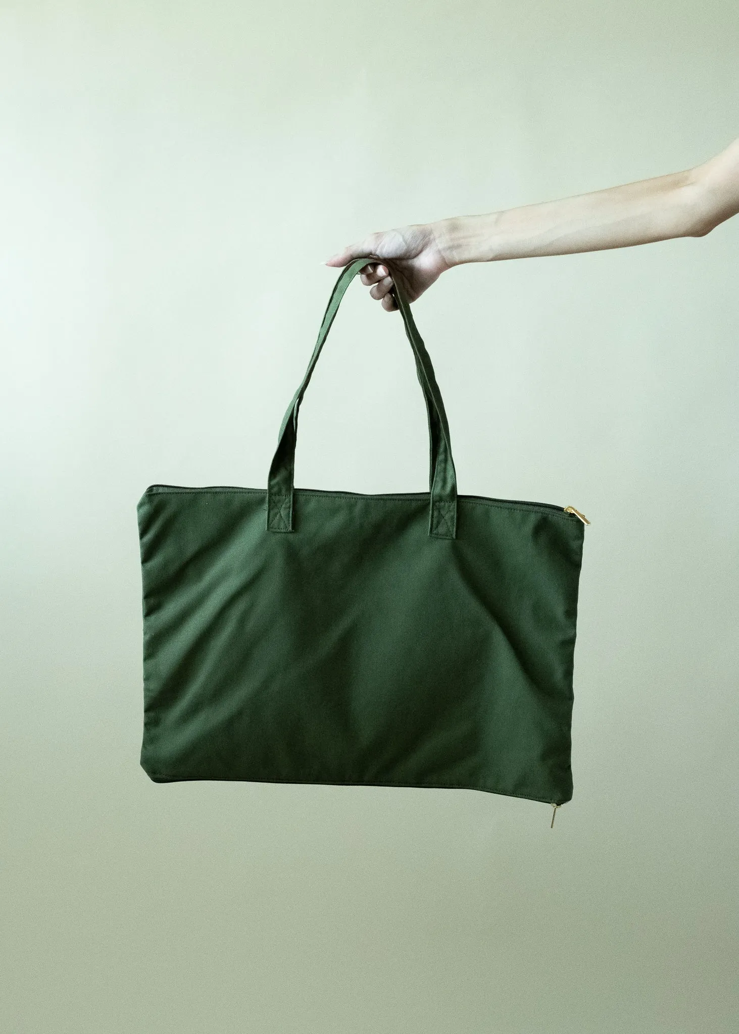 Green Cactus CarryAll Expandable Washable Tote Bag