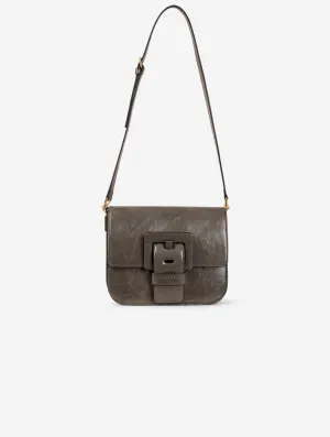 Grey patent leather TOUCH ME bag