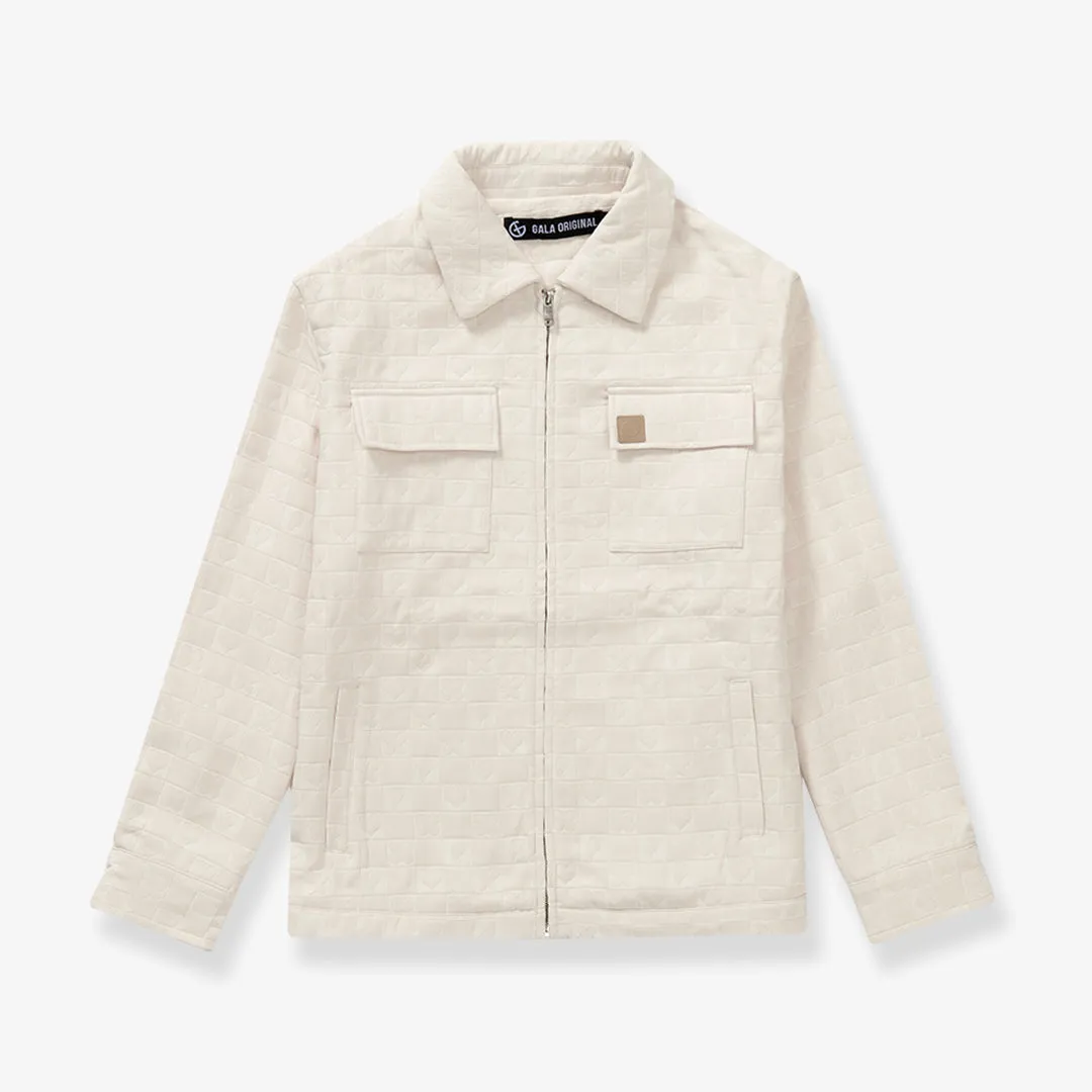 GROOVE QUILTED JACKET (COCONUT CREAM)
