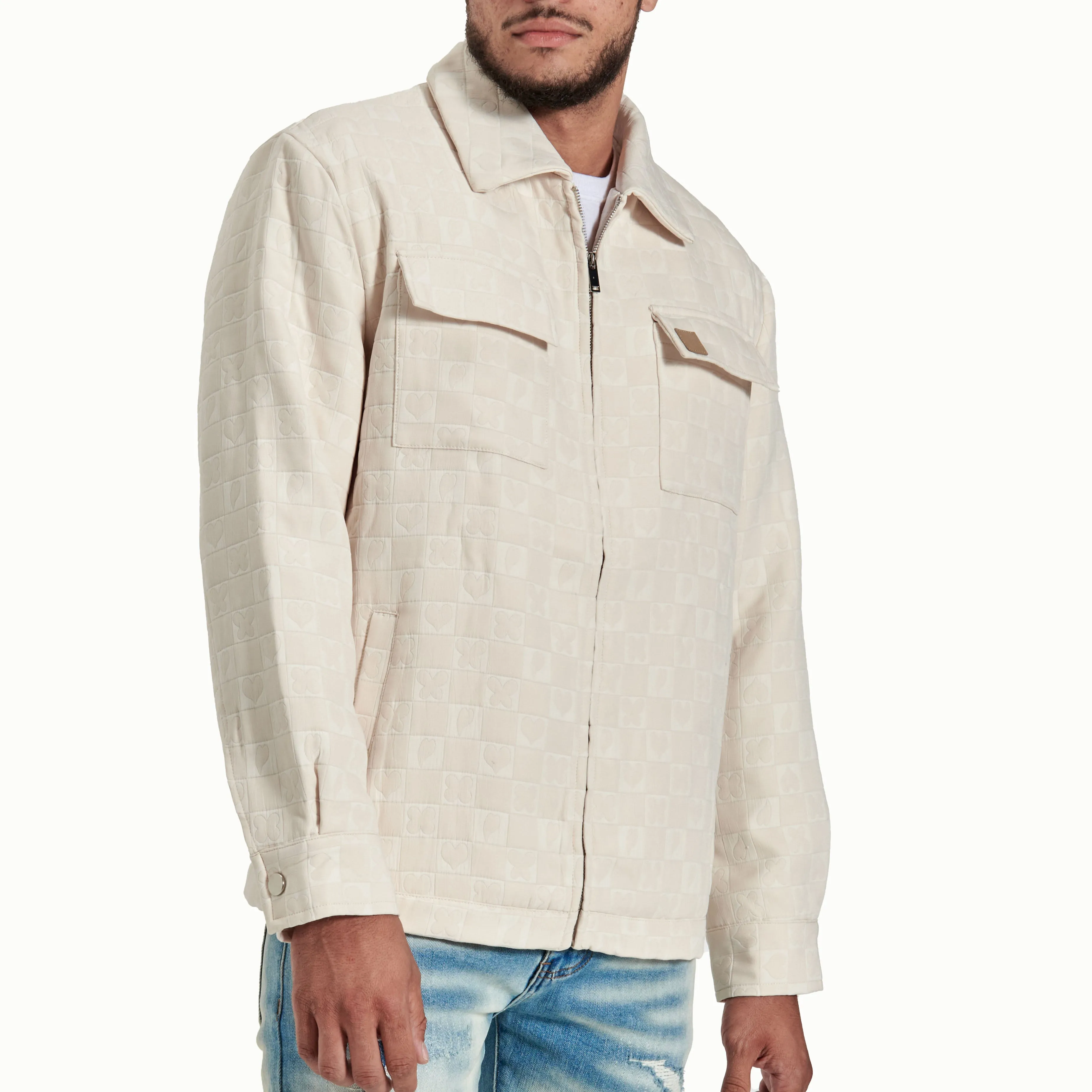 GROOVE QUILTED JACKET (COCONUT CREAM)