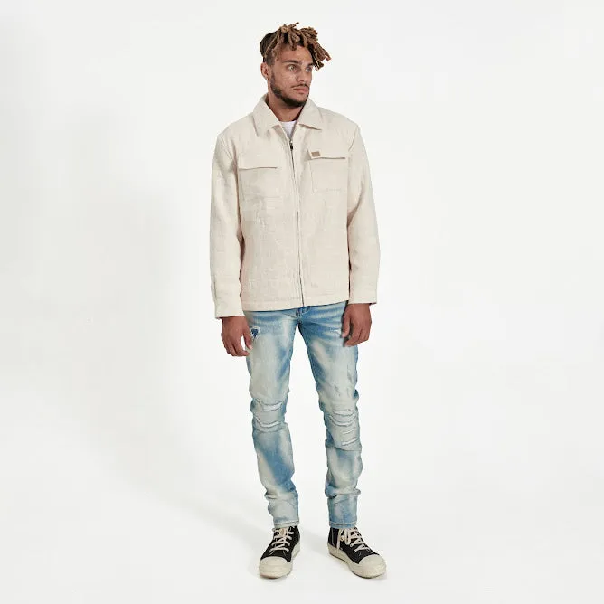 GROOVE QUILTED JACKET (COCONUT CREAM)