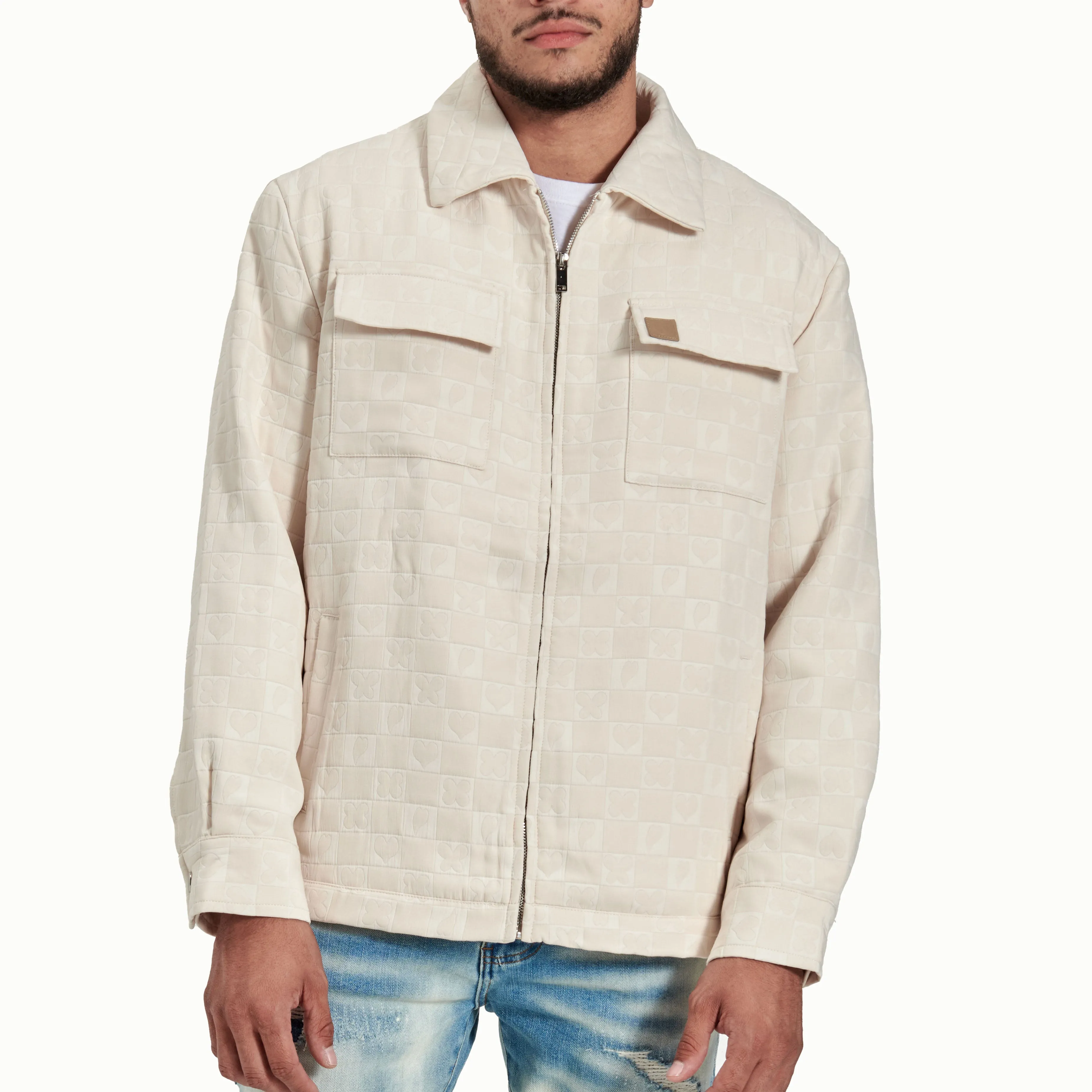 GROOVE QUILTED JACKET (COCONUT CREAM)