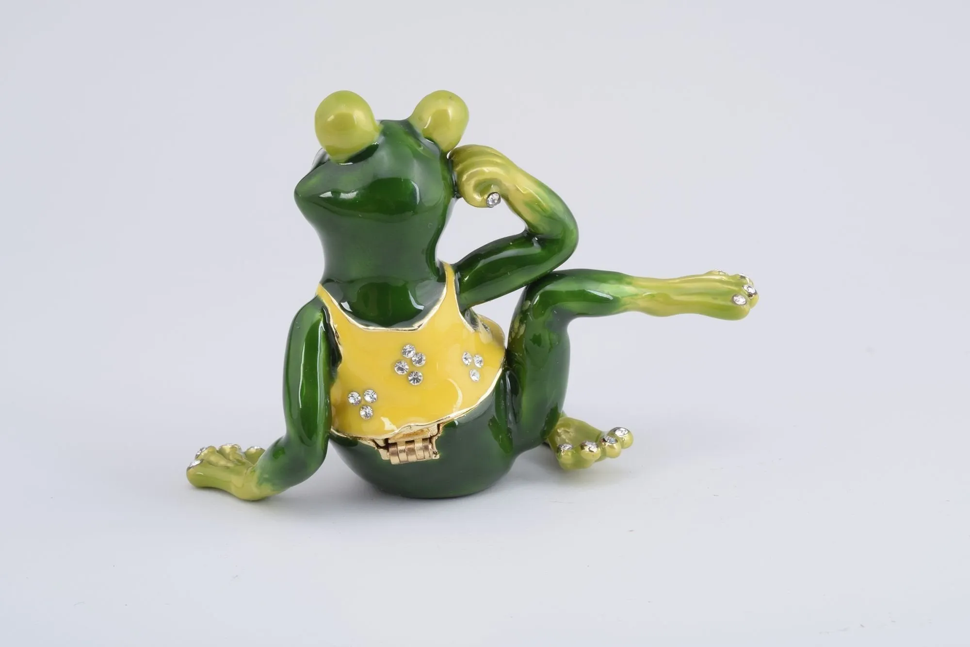 Gymnastic Frog with a Yellow Shirt