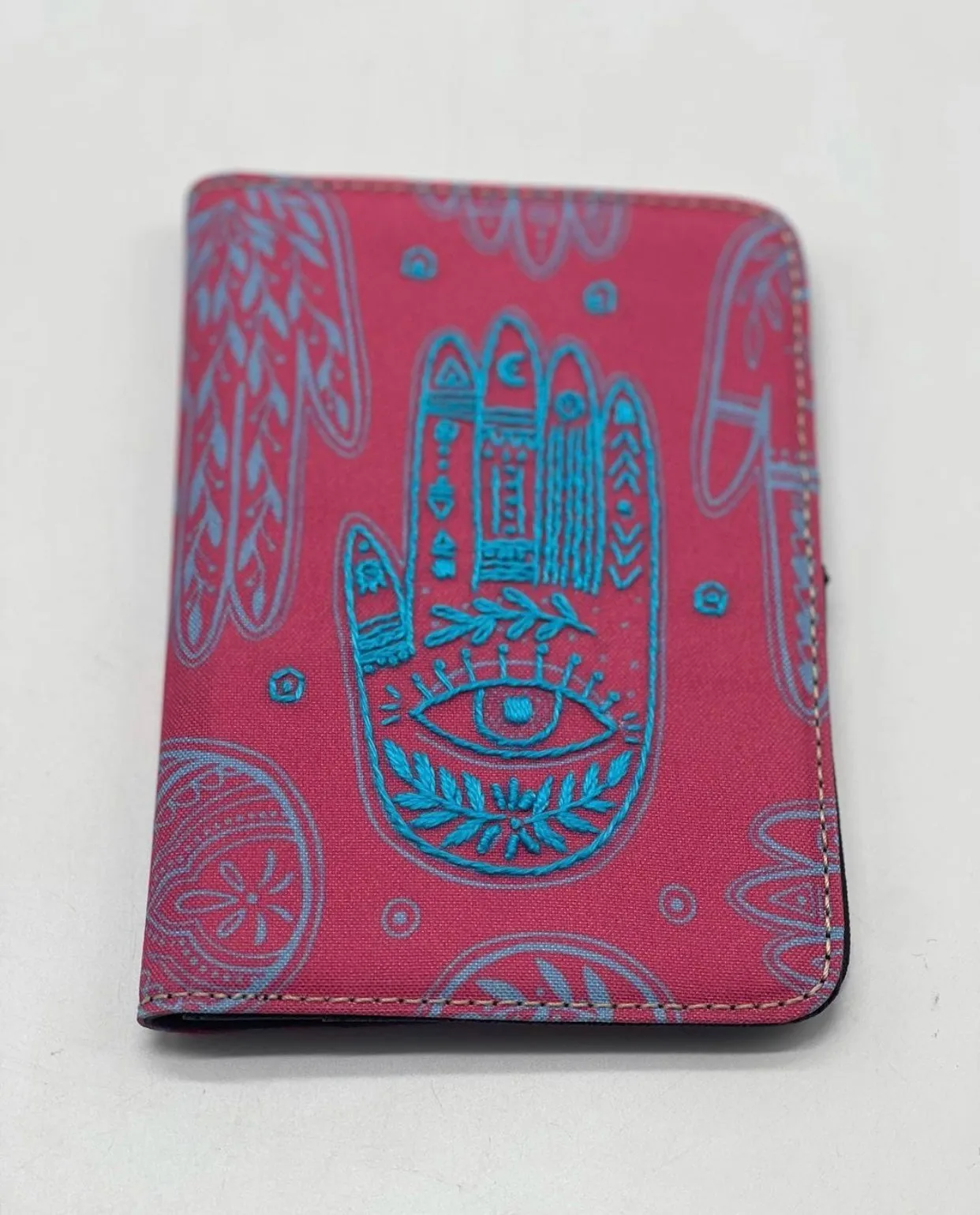 Hamsa Palm Passport Holder