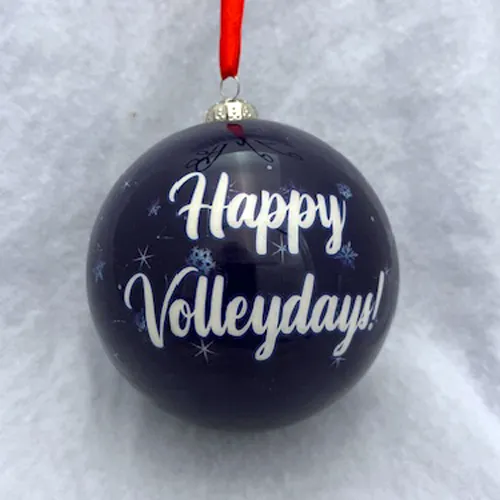 Happy Volleydays Christmas Ornament