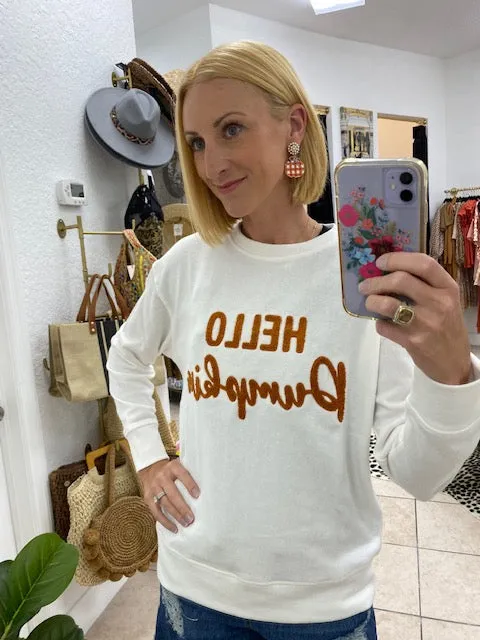 Hello Pumpkin Sweatshirt