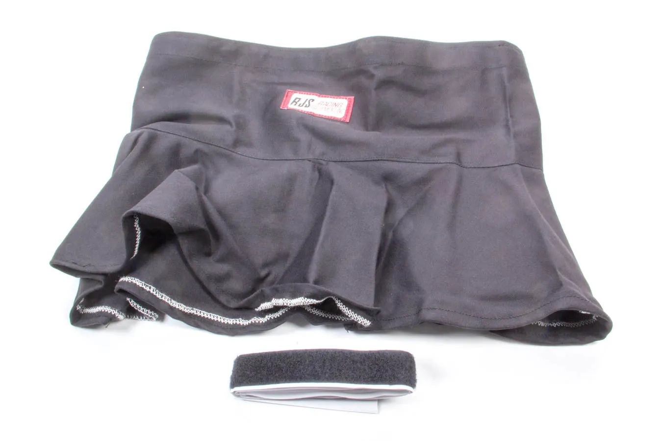Helmet Skirt - Hook and Loop Attachment - Fire Retardant - Black - Each