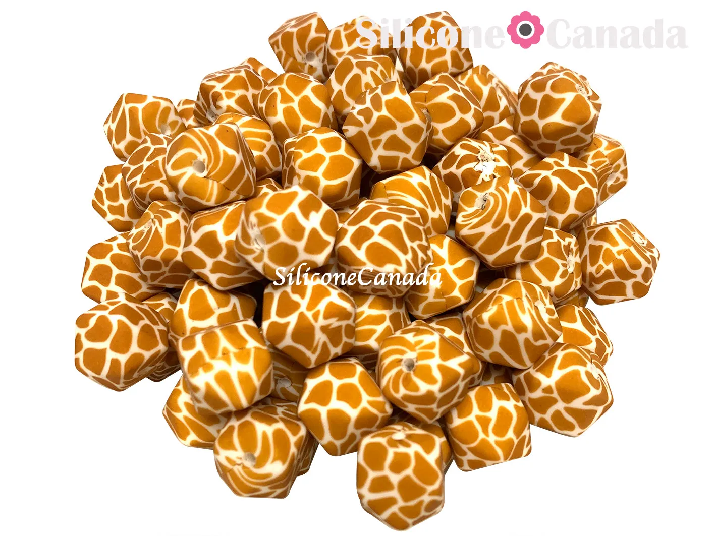 Hexagons Patterned Print