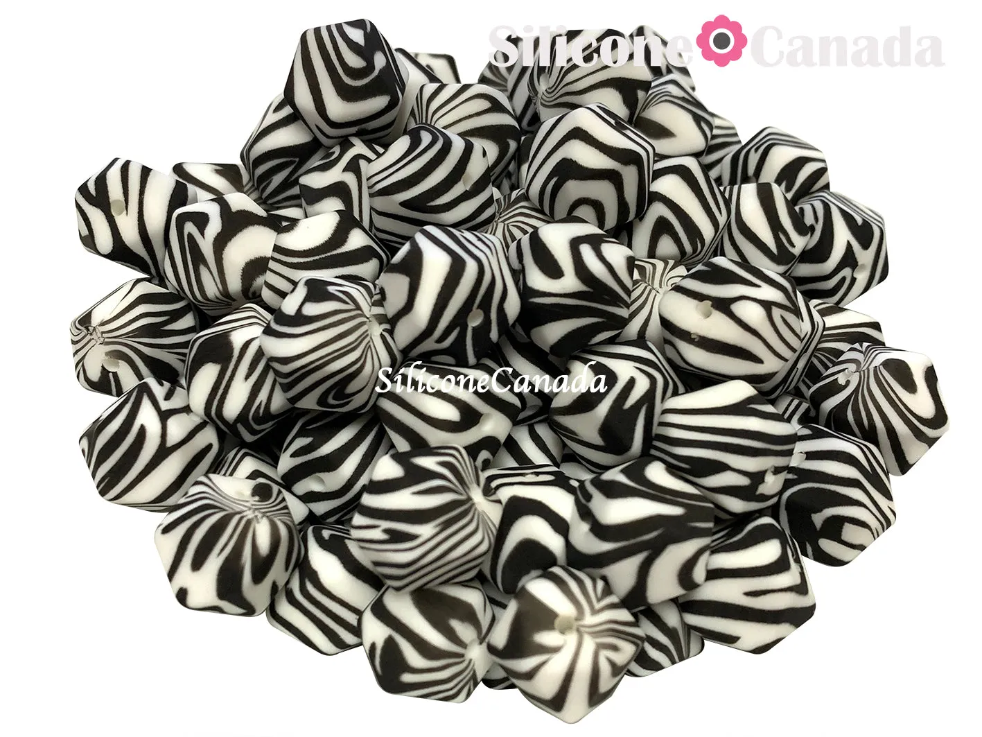 Hexagons Patterned Print