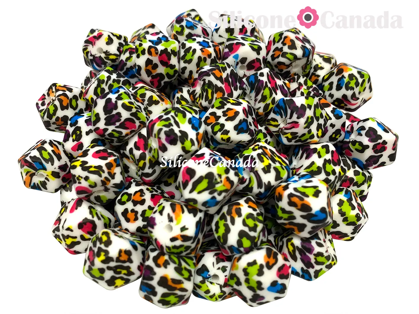 Hexagons Patterned Print