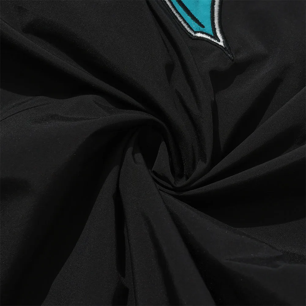 Hélas Requins Quarter Zip Jacket Black