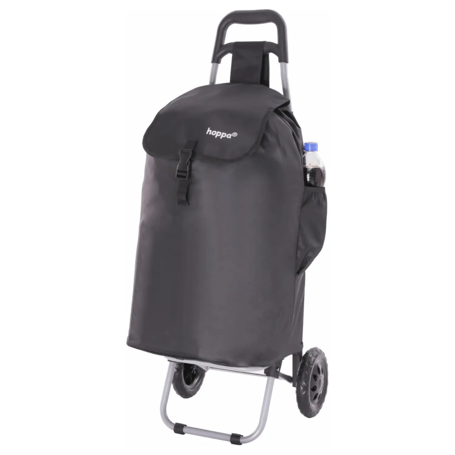 Hoppa 57Ltr Lightweight Shopping Trolley 2024 model, Hard Wearing & Foldaway Push/Pull Cart for Easy Storage With 1 Year Guarantee