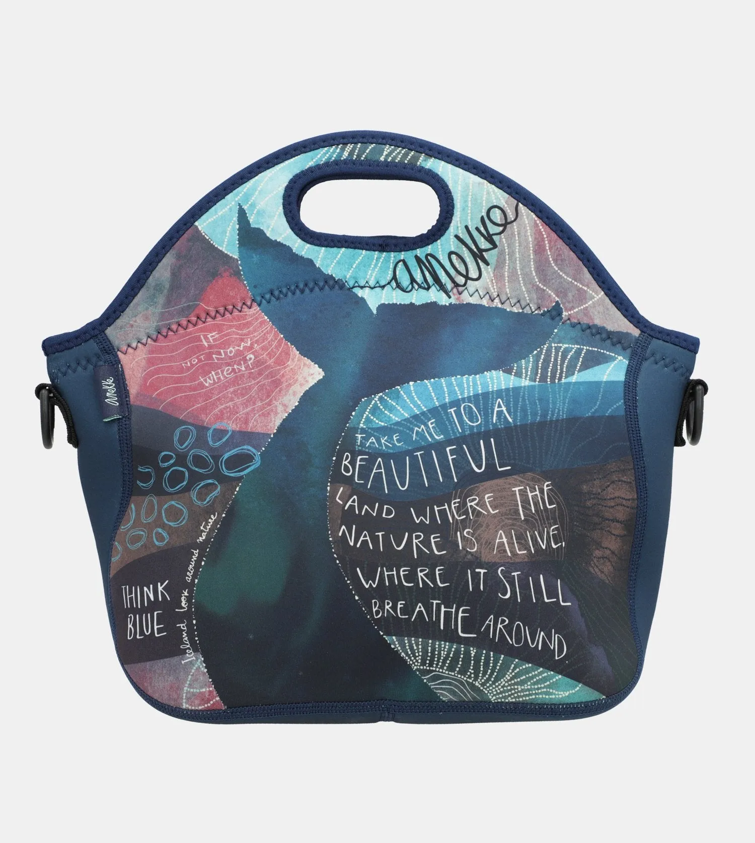 Iceland neoprene lunch bag