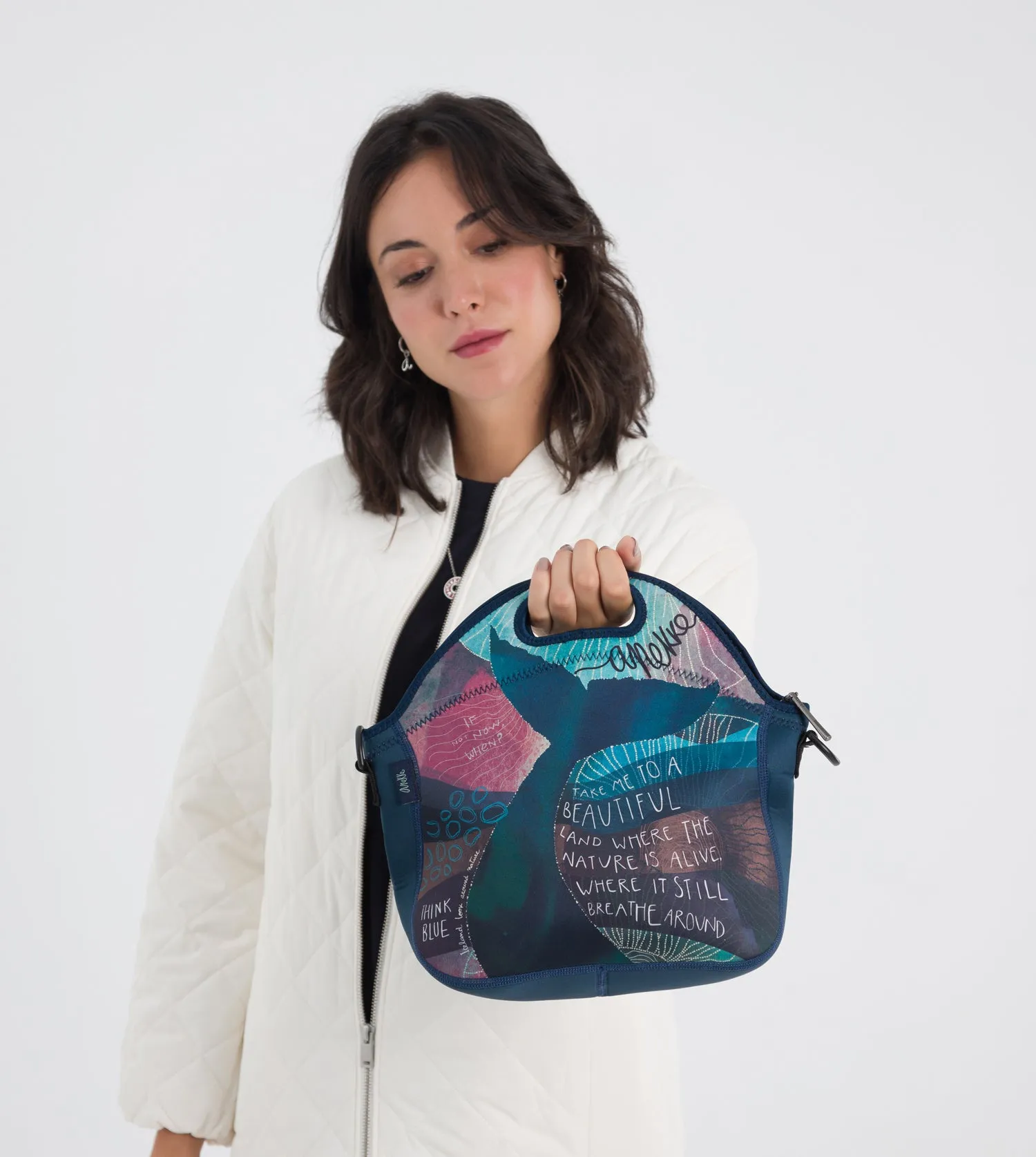 Iceland neoprene lunch bag