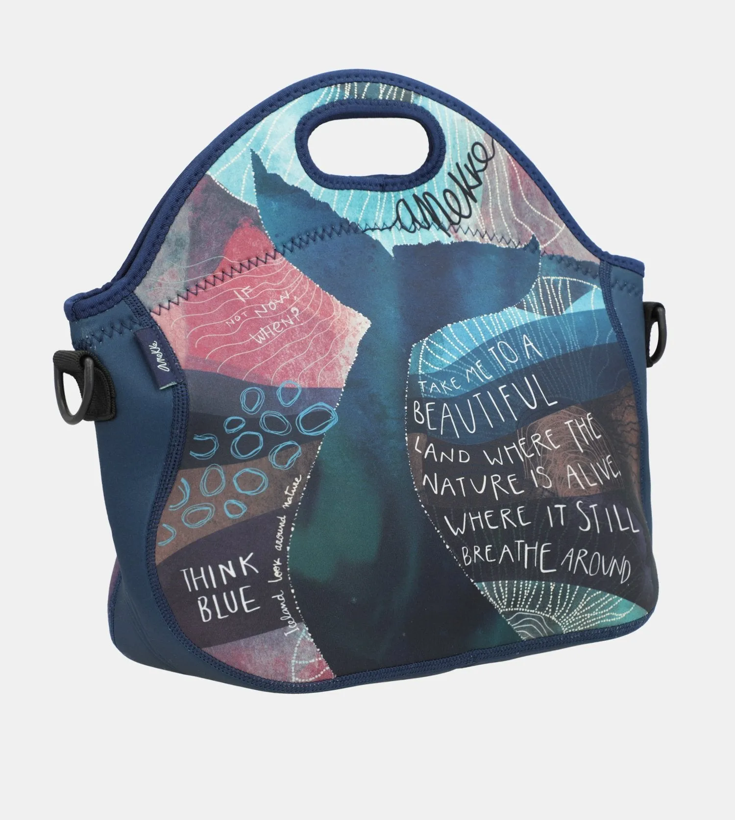 Iceland neoprene lunch bag