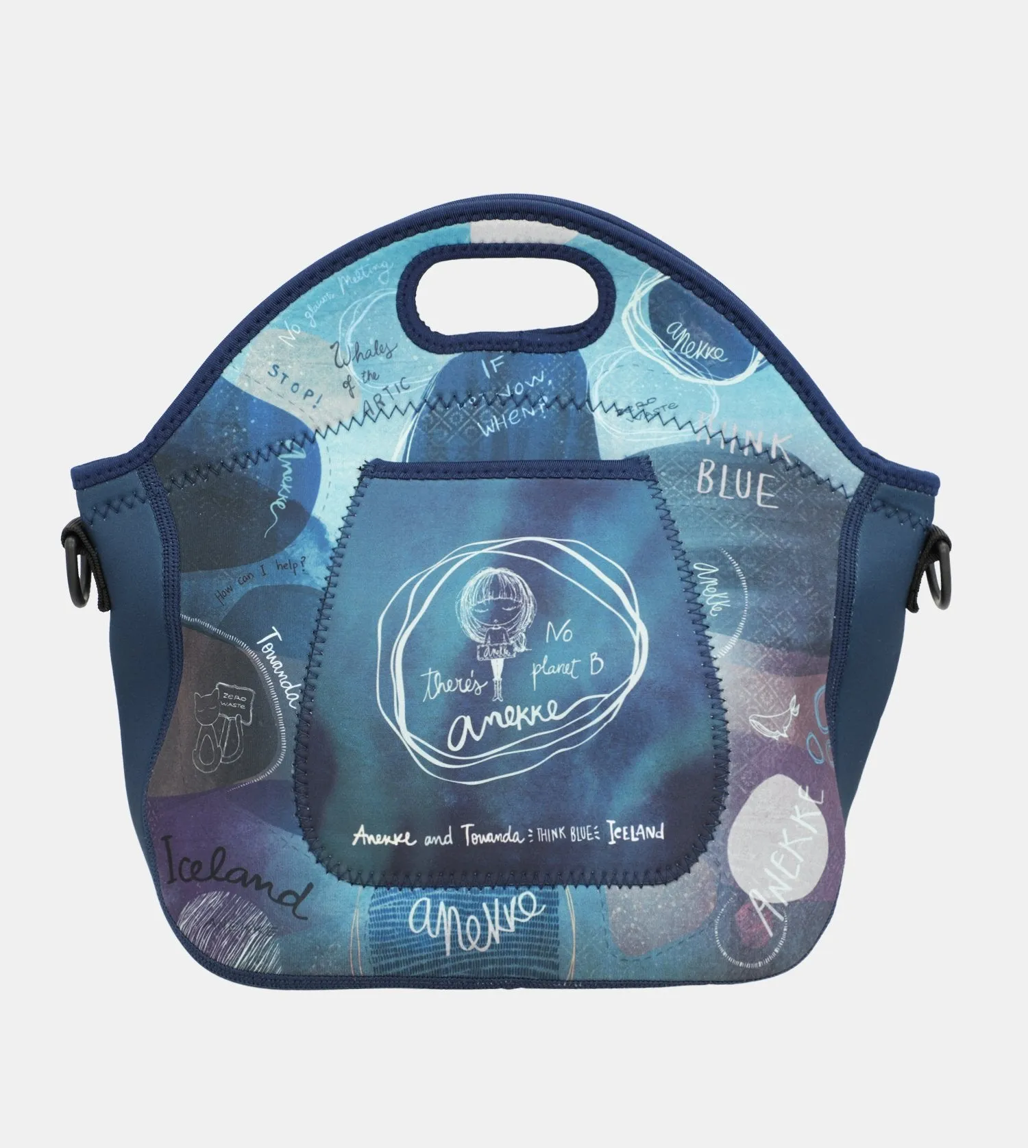 Iceland neoprene lunch bag