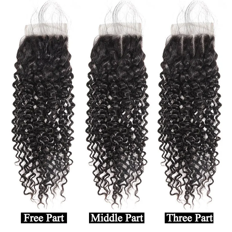 Indian Curly Hair 4"x4" Lace Closure