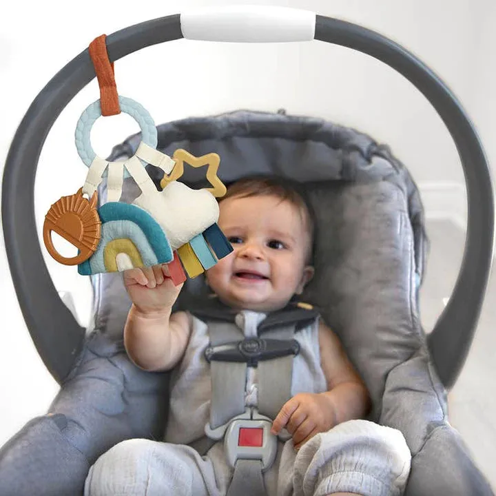 Itzy Ritzy - Bitzy Busy Ring Teething Activity Toy - Rainbow