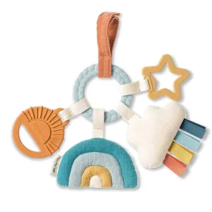 Itzy Ritzy - Bitzy Busy Ring Teething Activity Toy - Rainbow