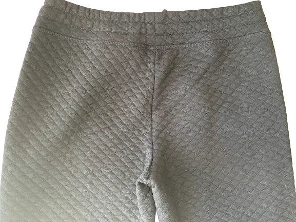 Joe Fresh Black Quilted Sweatpants