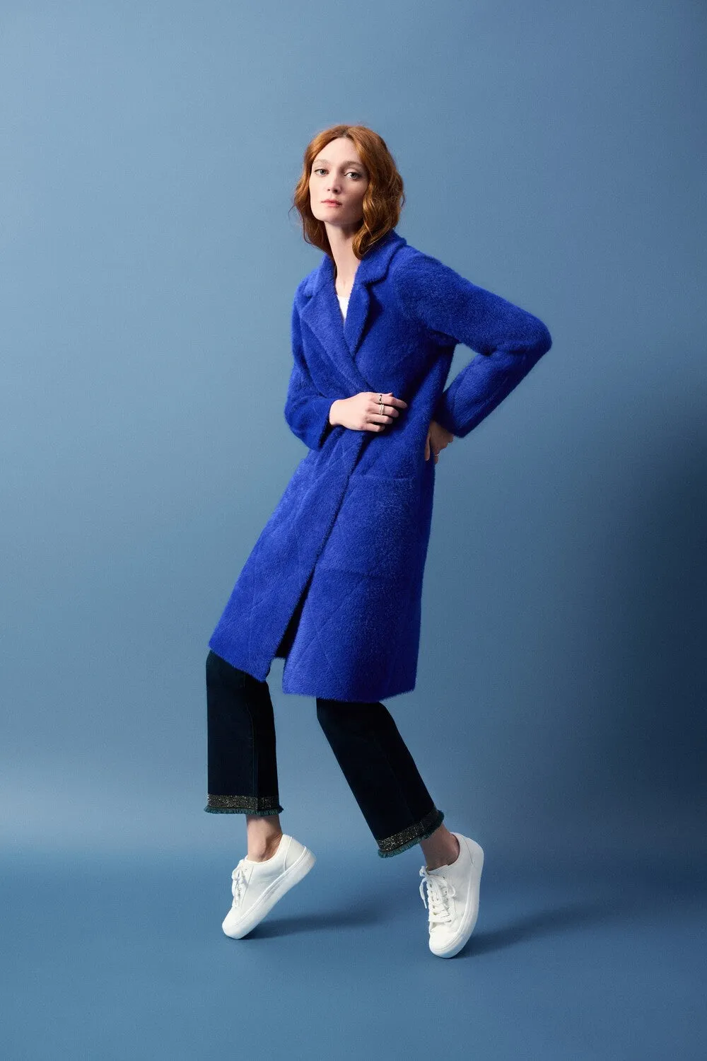 Joseph Ribkoff Notched Collar Coat 233951