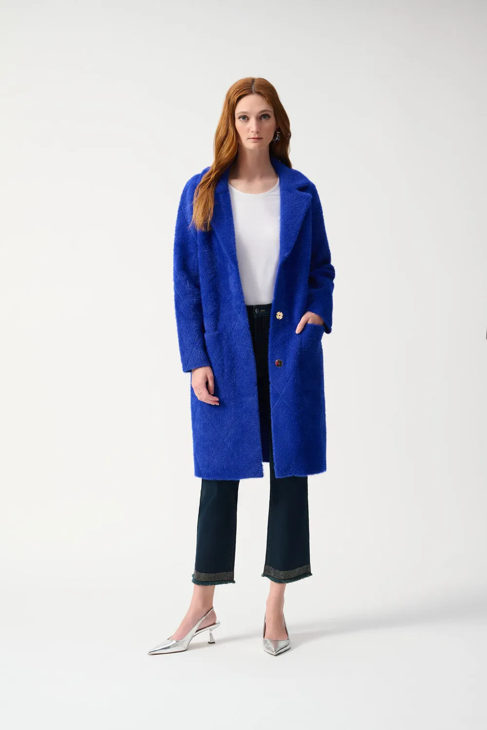 Joseph Ribkoff Notched Collar Coat 233951