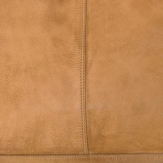 JUJU & CO  Unlined Leather Tote - Tan