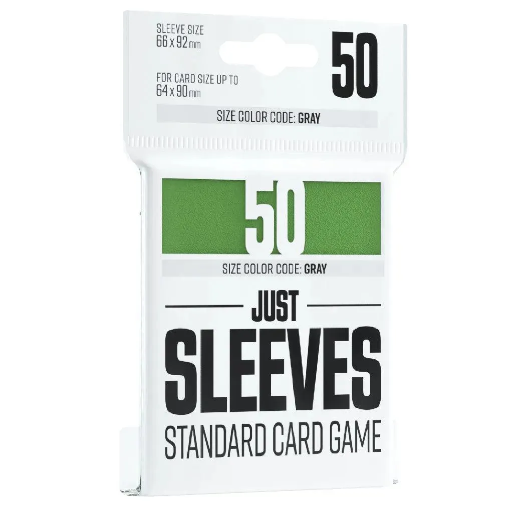 Just Sleeves - Standard Card Game Green (66x92mm)