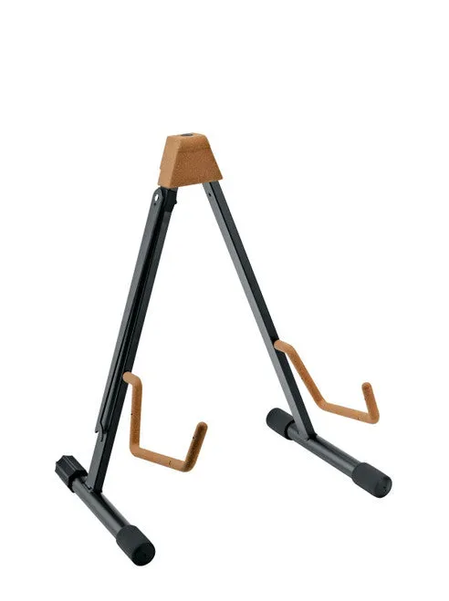 K&M 14130 Folding Cello Stand with Bow Holder - Cork