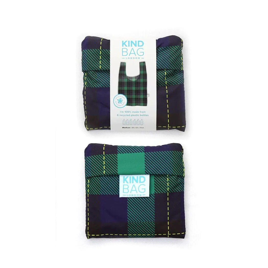 KIND BAG Reusable Bag - Medium| Tartan