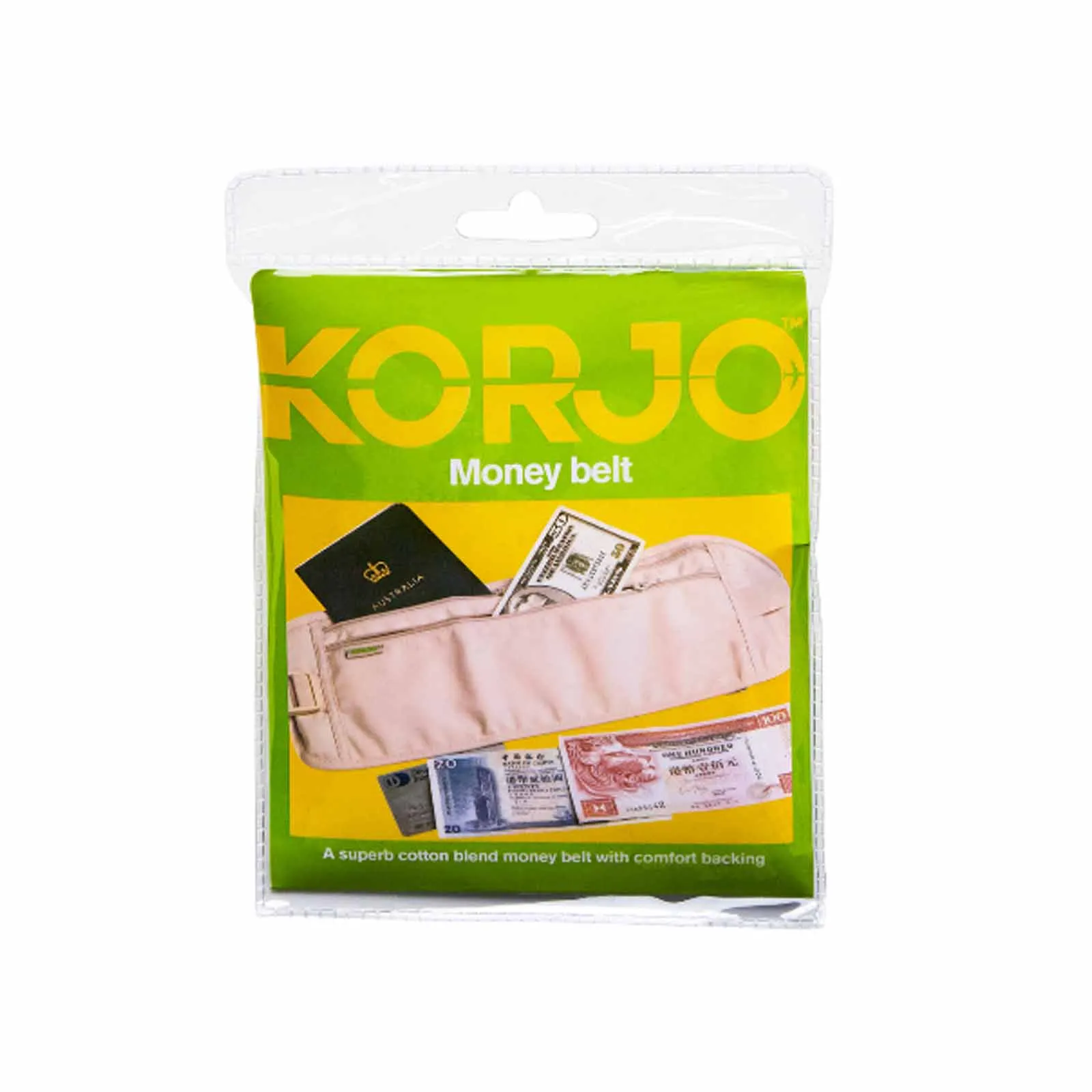 Korjo Money Belt Polycotton