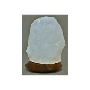 Lamp, White Crystal Salt, USB