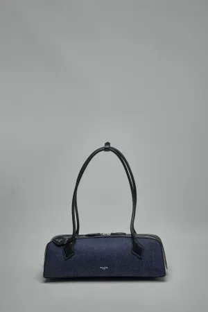 Le Teckel Medium Bag in Denim and Leather