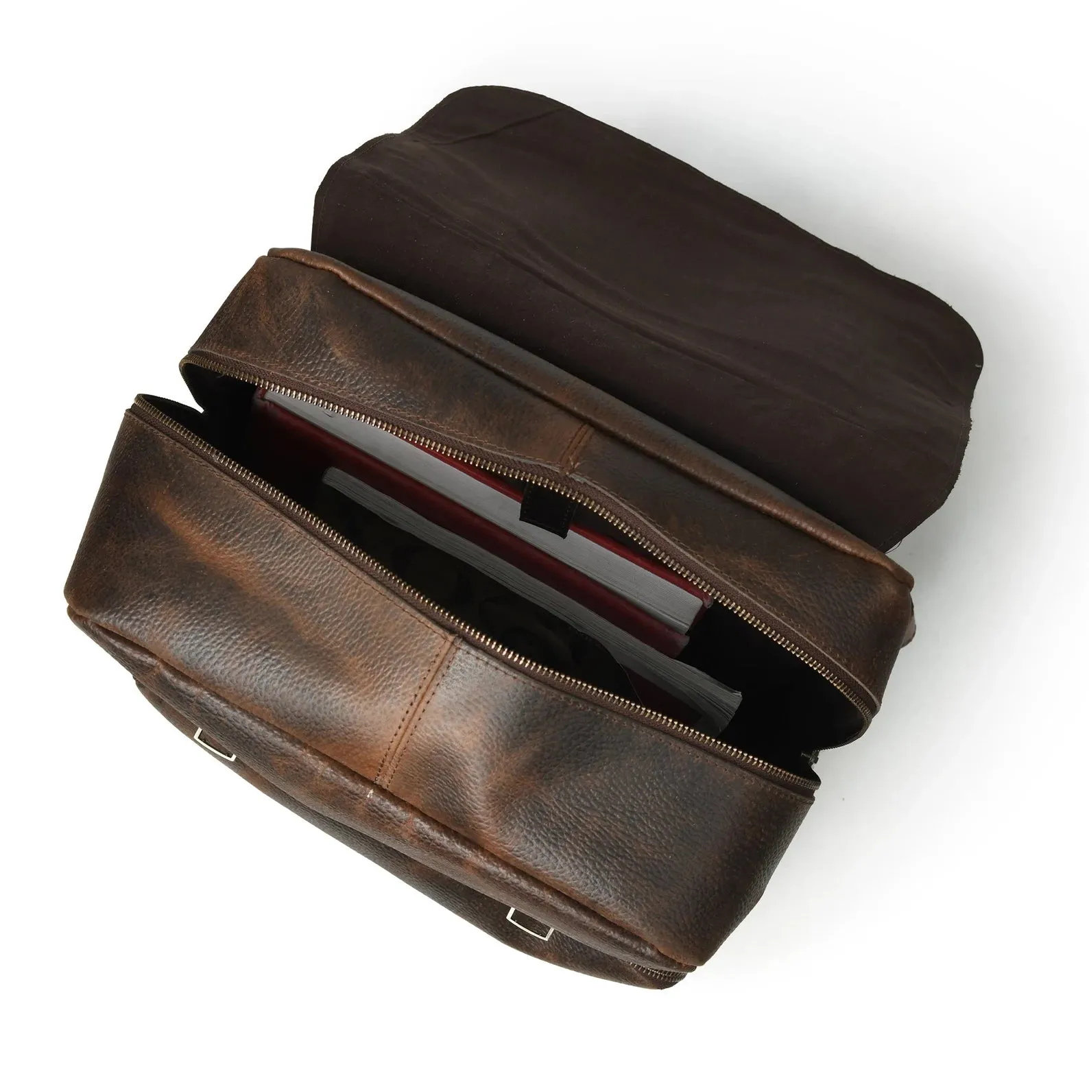 Leather Laptop Backpack Unique Gift