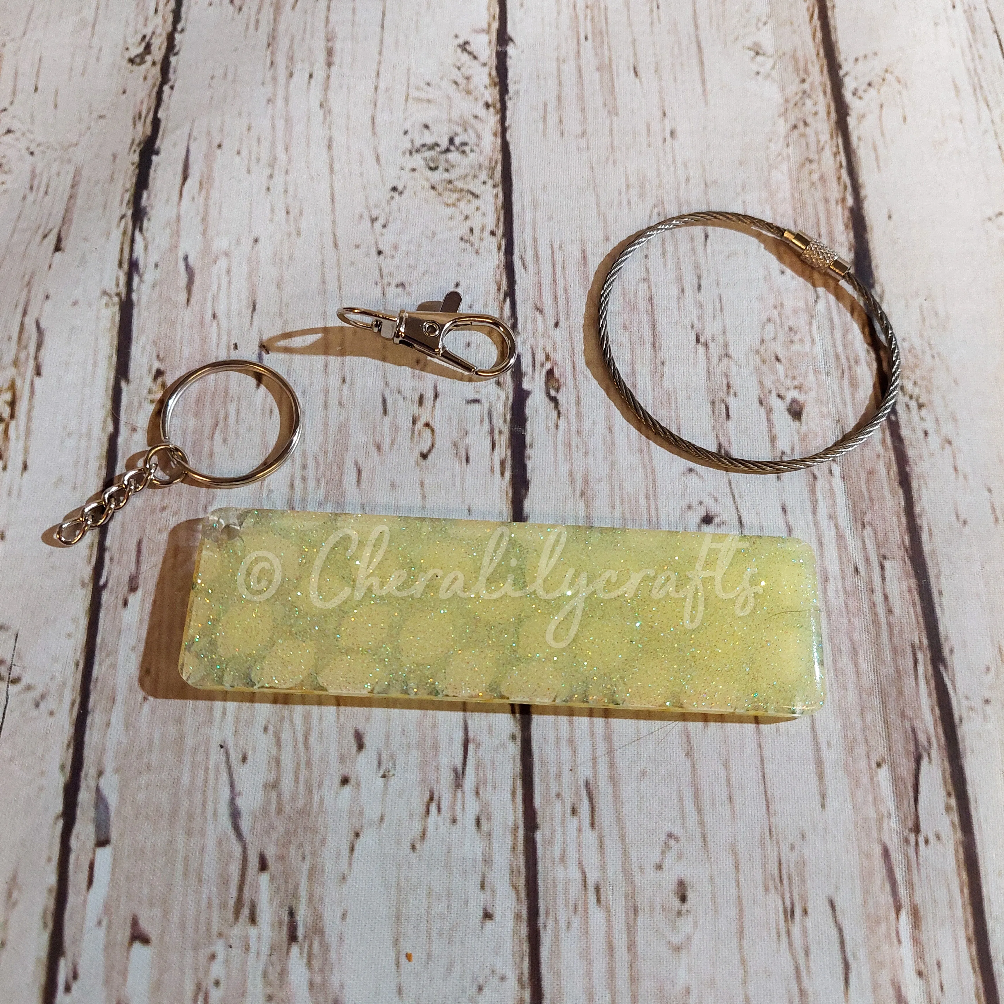 Lemon Keychain/ Luggage Tag